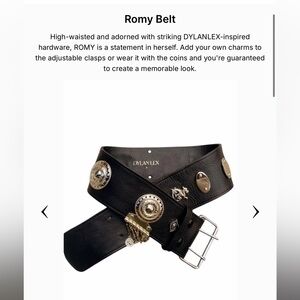 Brand New never worn XS SOLD OUT Romy belt by Dylan Lex